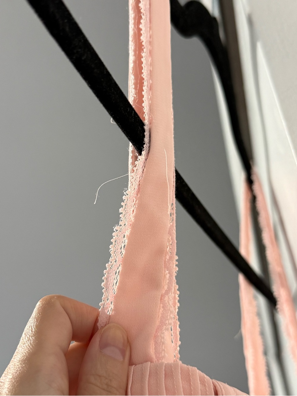 House of CB Syrah Dress, Light Blush Pink Lace-Trim Corset Dress - Picture 6 of 8
